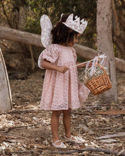Load image into Gallery viewer, Luna Dress - Rose Embroidered Daisy
