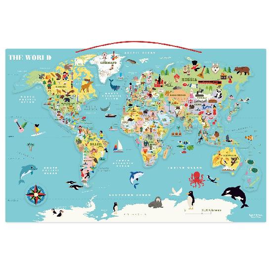 Ingela P. Arrhenius - Magnetic Map Of The World