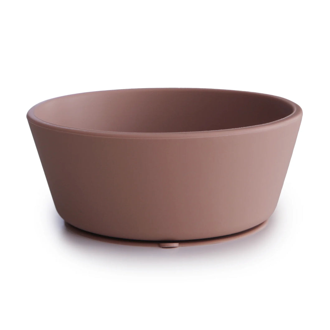 Silicone Suction Bowl - Cloudy Mauve