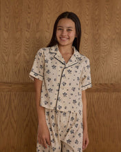 Load image into Gallery viewer, Woven Pajama Set - Blue Floral - SIZE 10 YR
