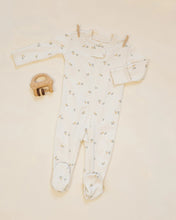 Load image into Gallery viewer, Zip Long Sleeve Sleeper Footie - Pears
