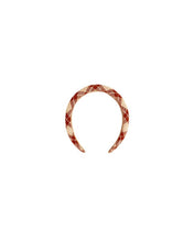 Load image into Gallery viewer, Padded Headband - Red Plaid
