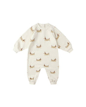 Load image into Gallery viewer, Raglan Jumpsuit - Christmas Dogs
