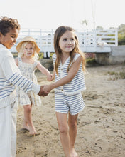 Load image into Gallery viewer, Knit Vest Set - Marine Stripe
