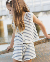 Load image into Gallery viewer, Knit Vest Set - Marine Stripe
