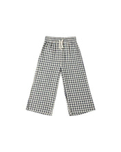 Load image into Gallery viewer, Wide Leg Pant - Navy Check
