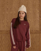 Load image into Gallery viewer, Oversized Sweatshirt - Burgundy - SIZE 10 YR
