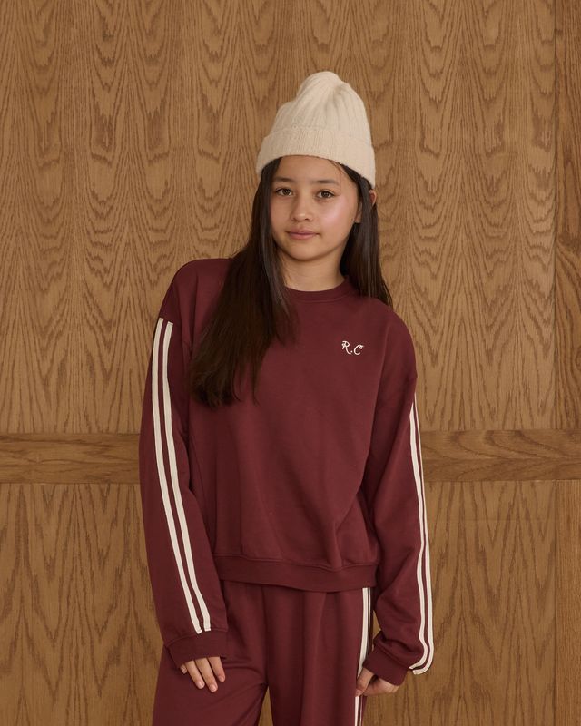 Oversized Sweatshirt - Burgundy - SIZE 10 YR