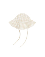 Load image into Gallery viewer, Sun Hat - Oat Check
