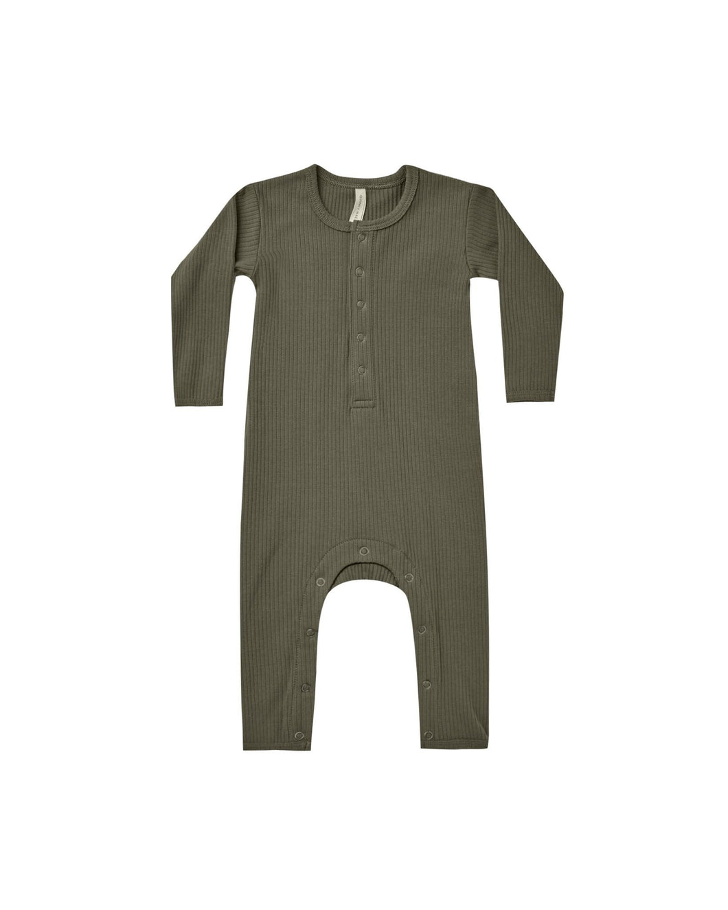 Ribbed Baby Jumpsuit - Forest