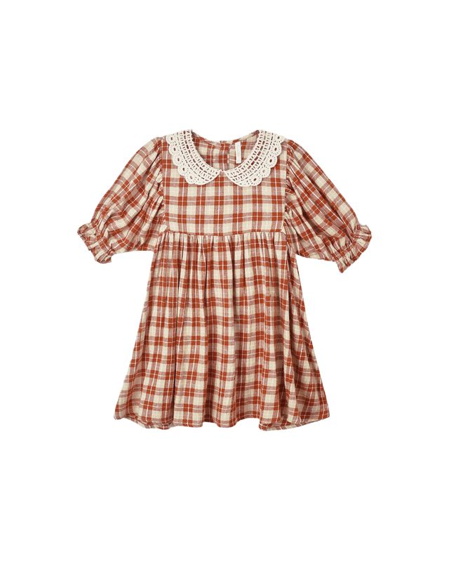 Heidi Dress - Red Plaid