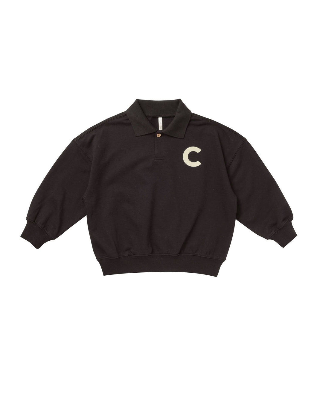 Collared Sweatshirt - Black - SIZE 10/12 YR