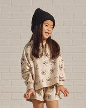 Load image into Gallery viewer, Boxy Pullover - Sketchy Fleur - SIZE 10/12 YR
