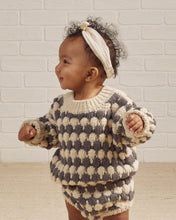 Load image into Gallery viewer, Relaxed Knit Sweater - Slate Stripe
