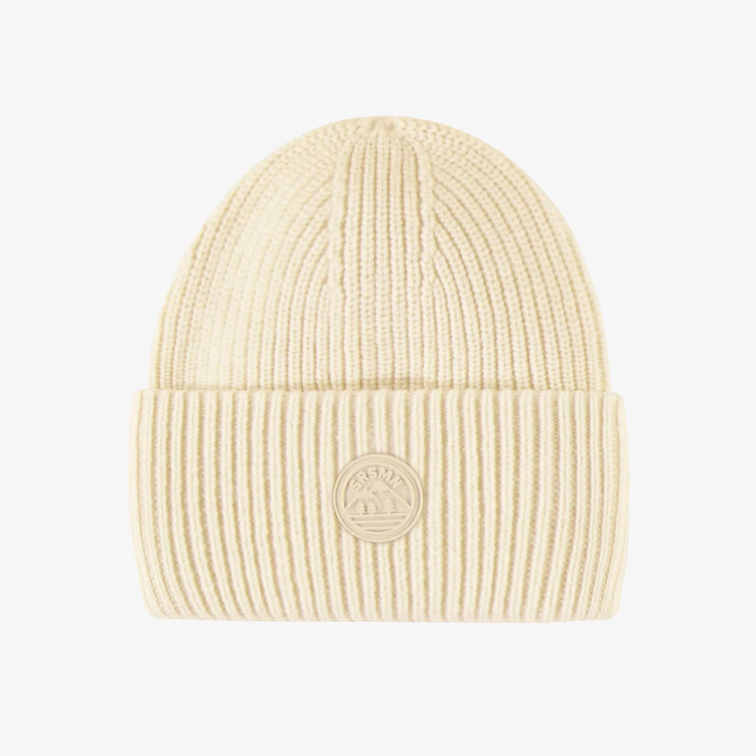Ribbed Knit Toque - Ivory