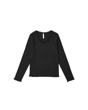 Load image into Gallery viewer, Ribbed Long Sleeve - Black
