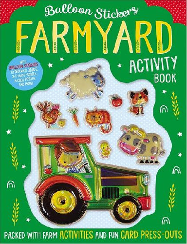 Farmyard themed sticker activity book. 
