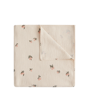 Load image into Gallery viewer, Muslin Swaddle Blanket - Peaches
