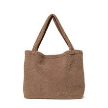 Load image into Gallery viewer, Brown Chunky Teddy Mom Bag
