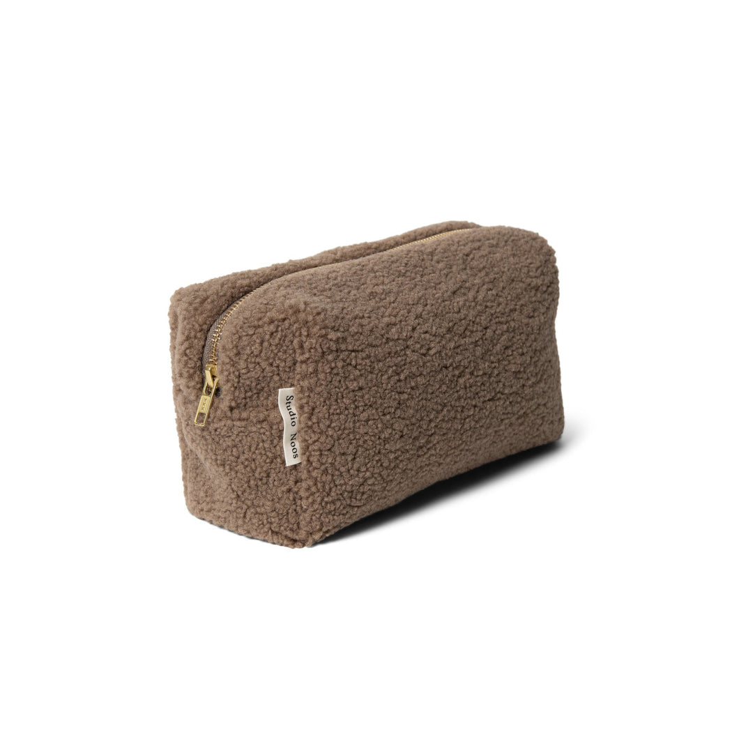 Chunky Teddy Pouch Brown