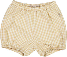 Load image into Gallery viewer, Shorts Olly - Oat Check - SIZE 1, 6 MONTHS
