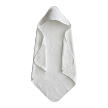 Load image into Gallery viewer, Organic Cotton Baby Hooded Towel - Pearl
