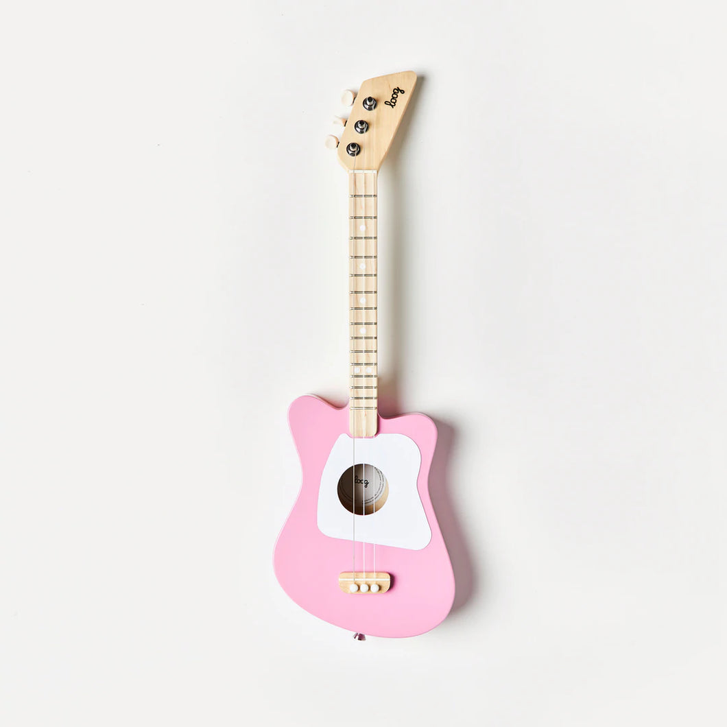 Mini Acoustic Guitar - Pink