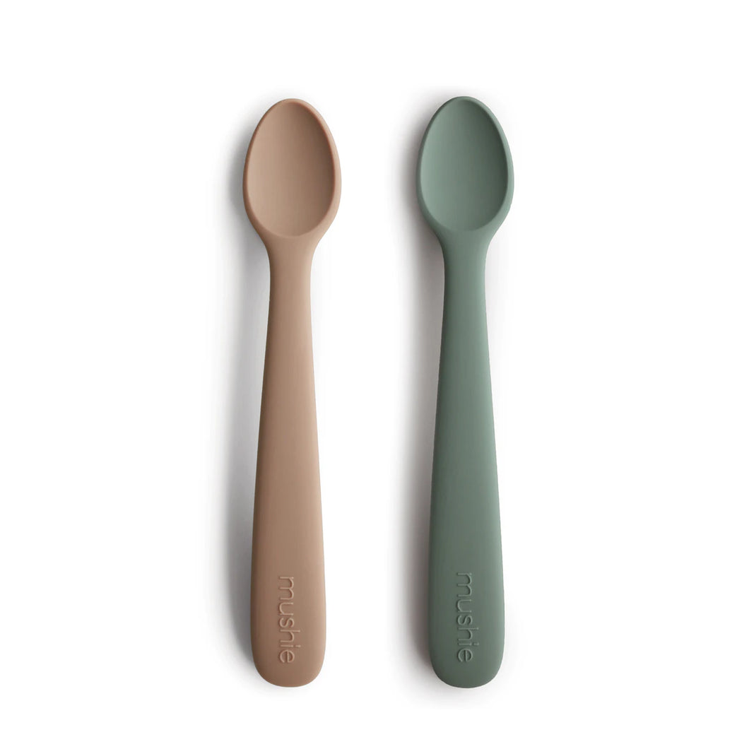 Silicone Feeding Spoons - Dried Thyme/Natural