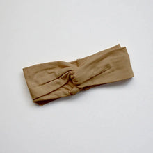 Load image into Gallery viewer, The Twist Headband - Camel - SIZE 2-7 YR
