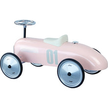 Load image into Gallery viewer, Vintage Metal Ride on Car - Light Pink
